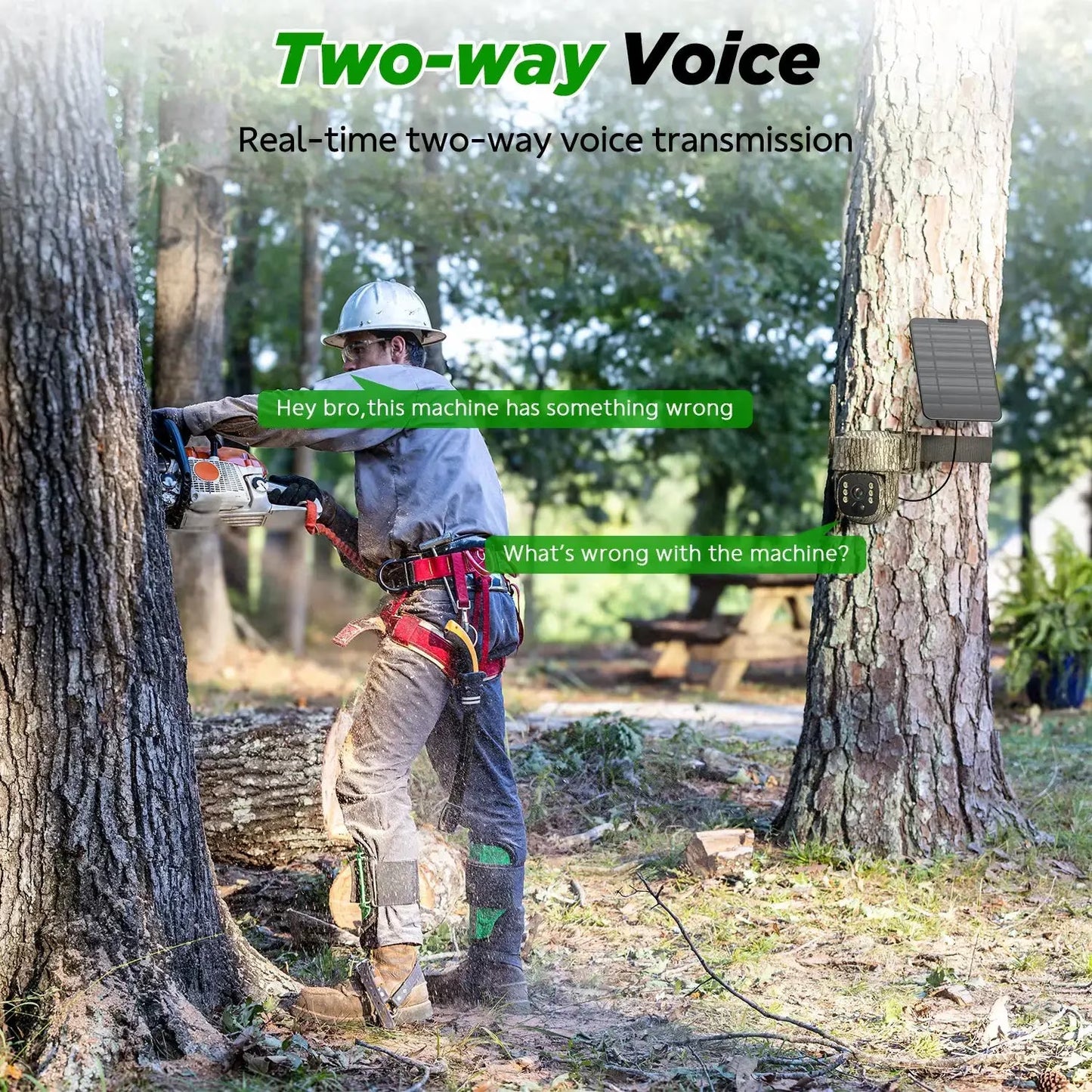 Cellular Trail Camera Solar 2.5K Hunting Deer Game Camera with Night Vision Motion Activated Waterproof IP66 Auto-Tracking 360 Degree 4G Live Feed for Farm Security Cameras No Wifi Needed