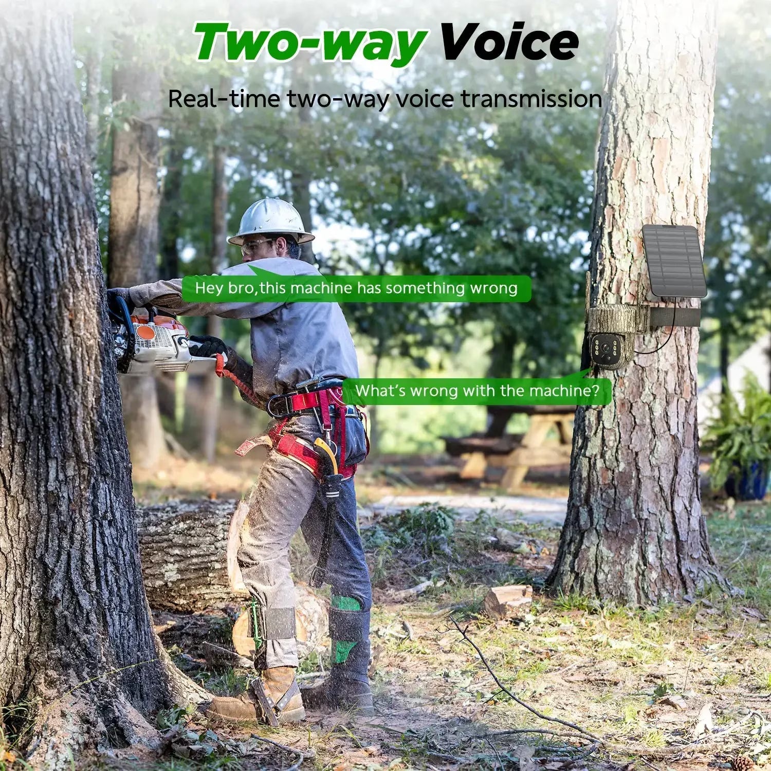 Cellular Trail Camera Solar 2.5K Hunting Deer Game Camera with Night Vision Motion Activated Waterproof IP66 Auto-Tracking 360 Degree 4G Live Feed for Farm Security Cameras No Wifi Needed