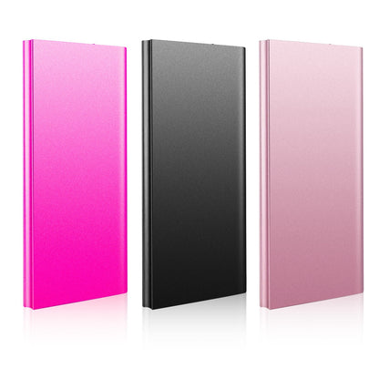 20000mAh Portable Power Bank for Heated Vests and Blankets, Dual USB Ports, 5V 2.1A, Black